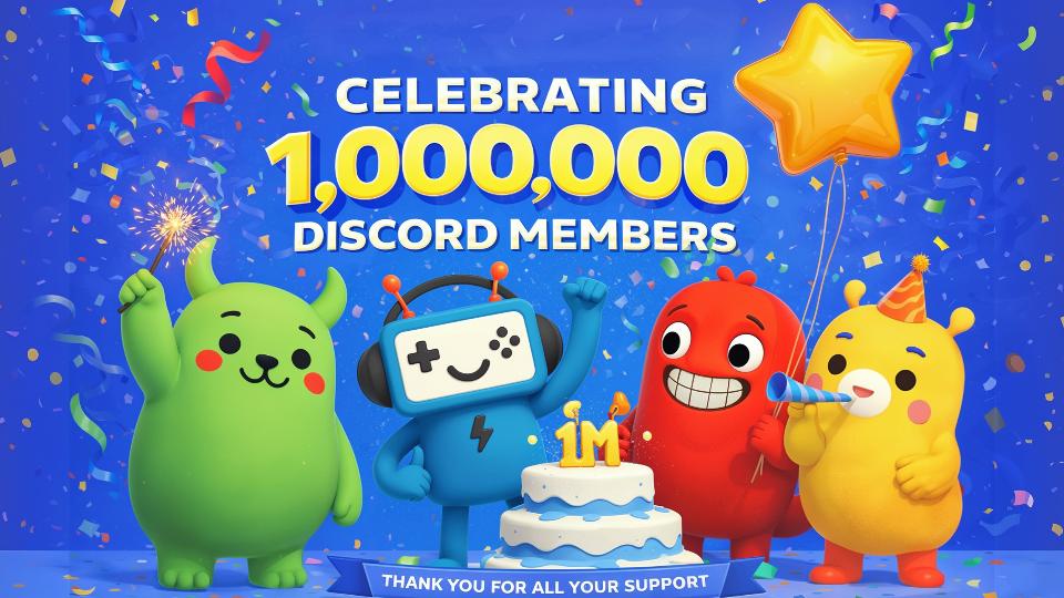 Discovery splash banner for BlueStacks by now.gg Discord server